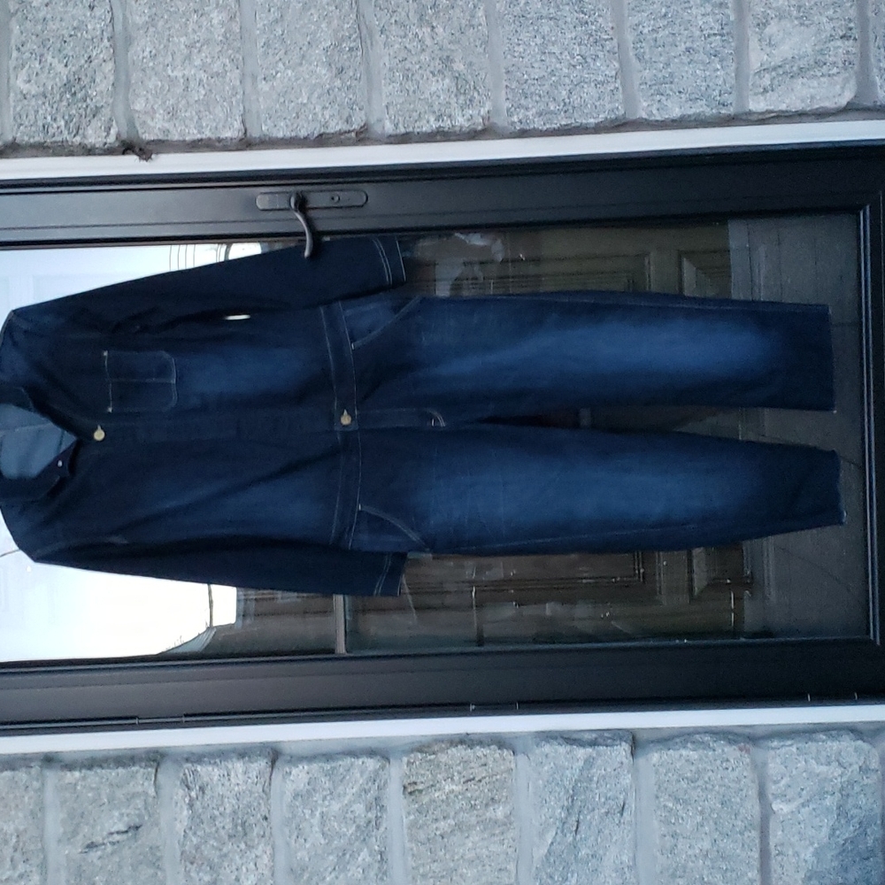 Women's denim jumpsuit